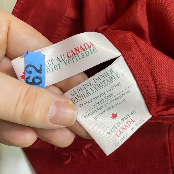 Vintage Danier - Embroidered leather skirt - Picture 7 of 12